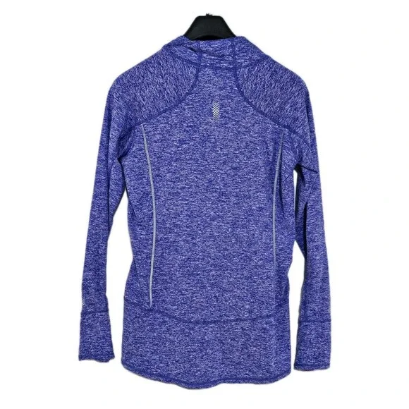 Athleta Pullover Womens Purple Running Wild 3.0 Half Zip Long Sleeve M Athleisur - Picture 3 of 10